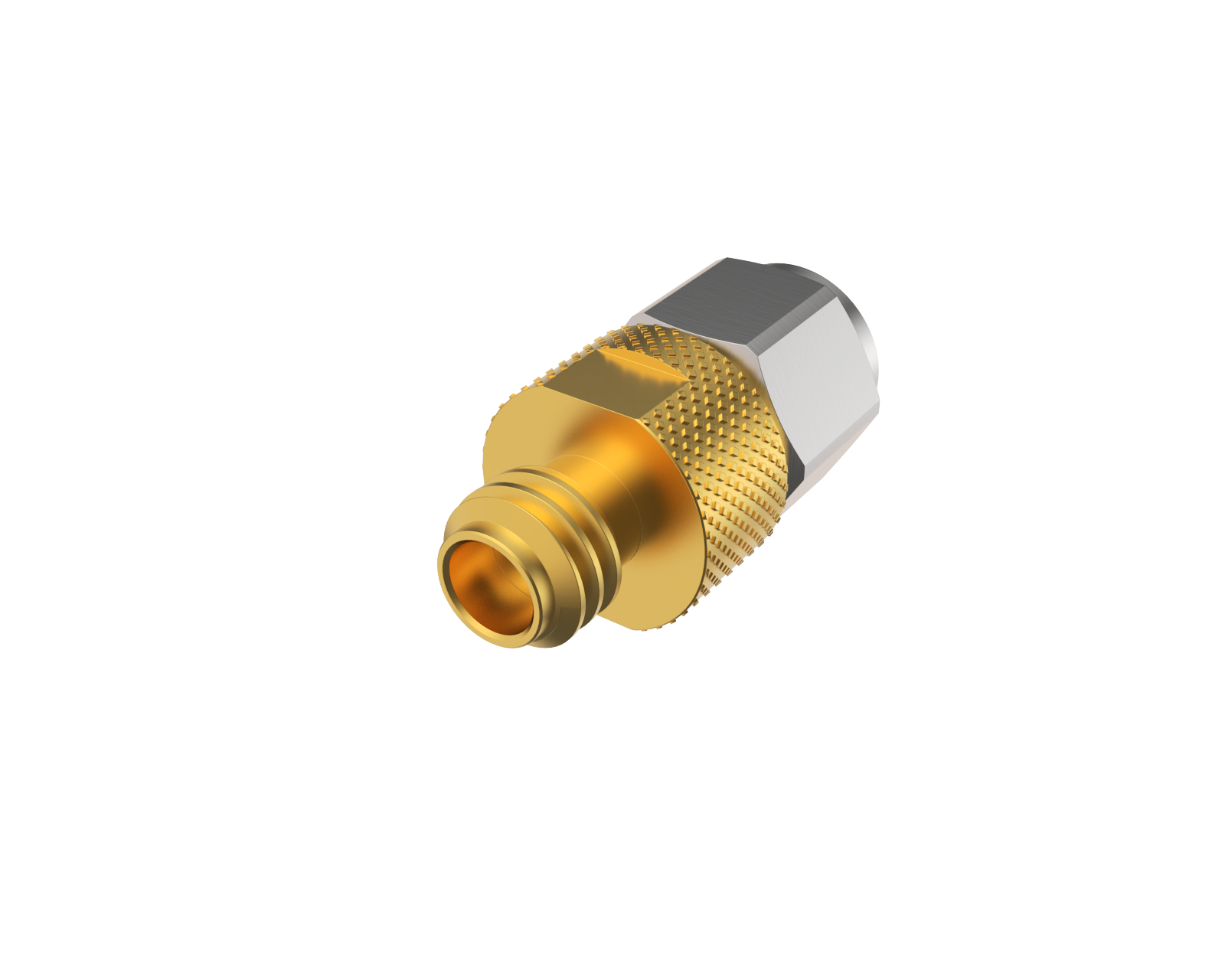 Coaxial Adapter 1.00mm Jack to 1.00mm Plug
