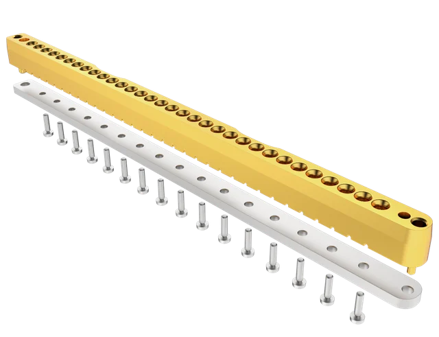 SMPX board mount connector 1×32 Vertical